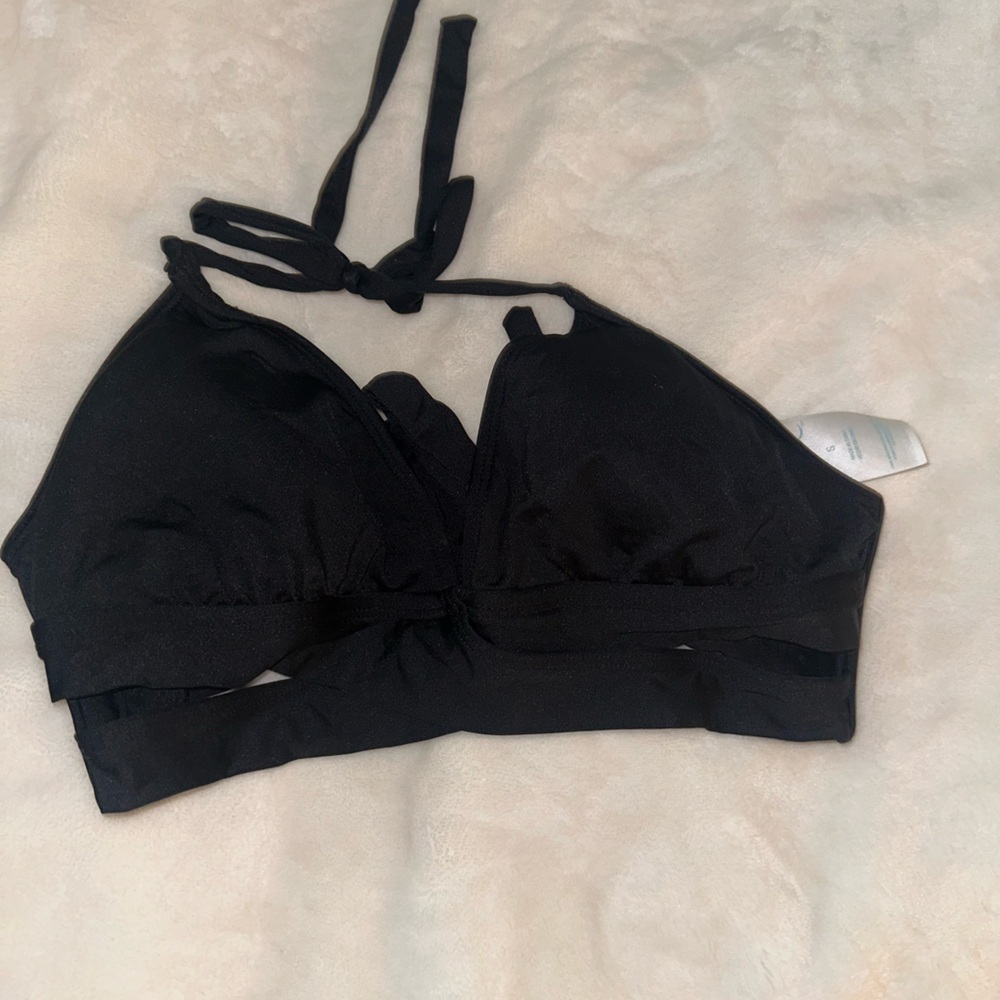 Black swim top